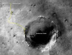 機(jī)遇號(hào)10年行走超40公里:破外星行駛紀(jì)錄