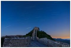 仲夏夜金山岭望星空