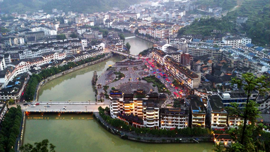 最美小城镇雷山县(杨世鸿摄)