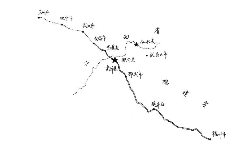 对角线东南段:316国道