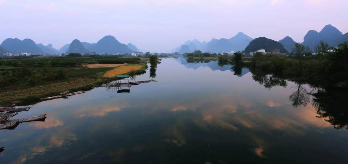 广西遇龙河,风景如画,摄影人的天堂.