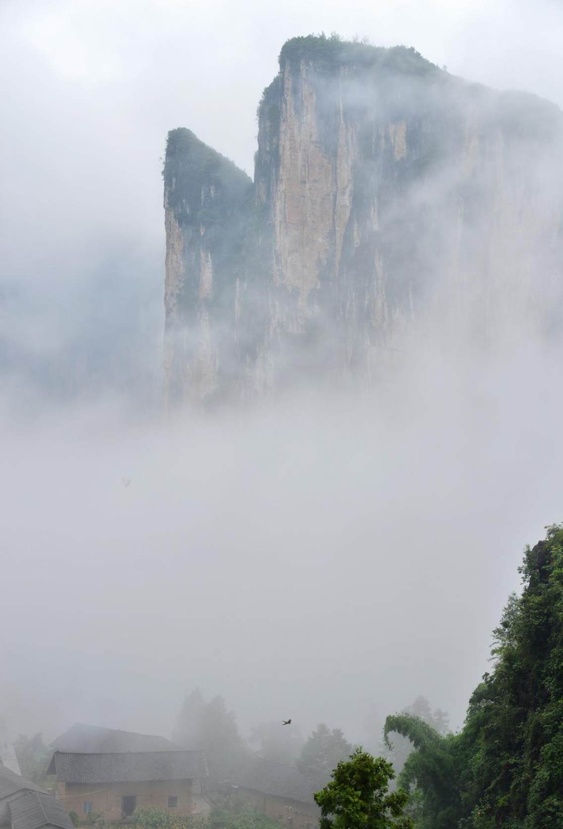 重庆市奉节县旱夔门烟雨