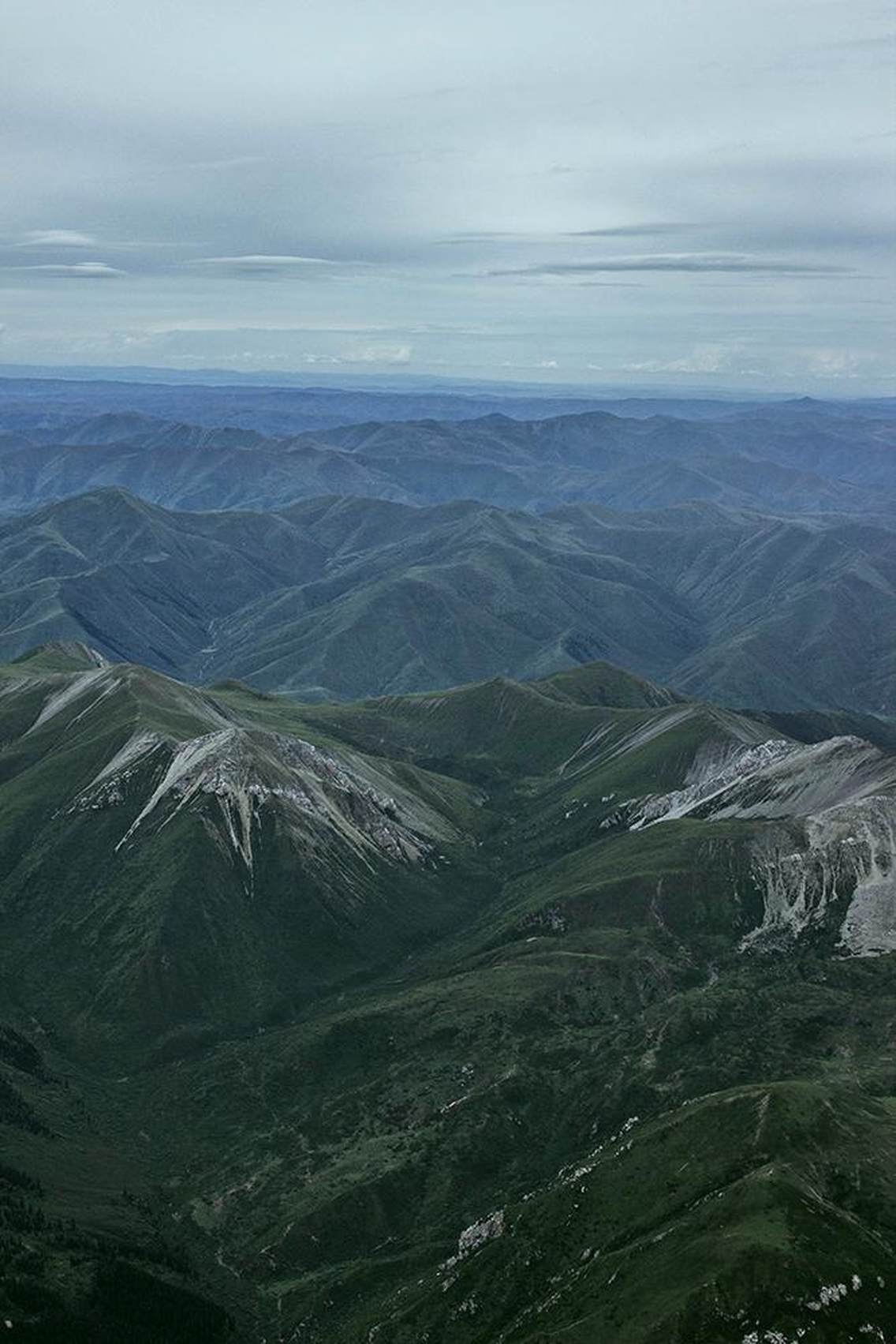 航拍川西群山