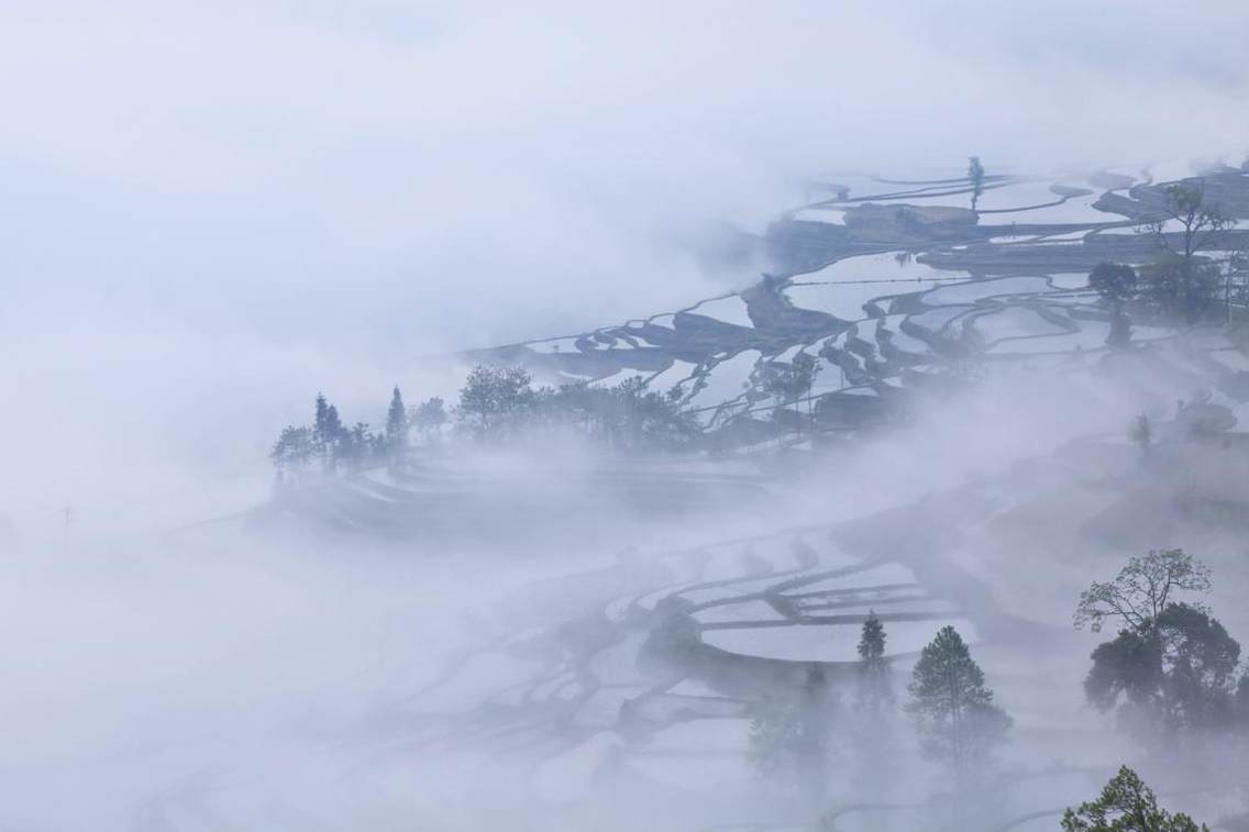 元阳梯田仙境般的小山村，世外桃源。