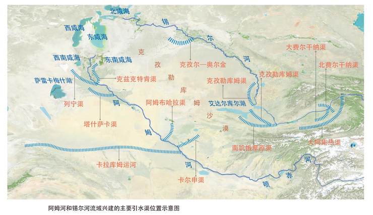 乌兹别克斯坦国土的大部分位于阿姆河,锡尔河之间,两河分别发源于