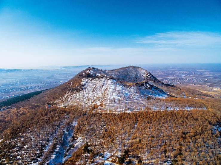 吉林火山 窗外异样的风景