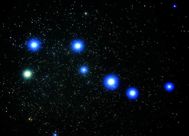 大多数人都听过北斗七星的名字,春天的晚上只要往北方天空中看就可以