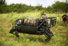谷歌机器狗走上战场首次实测：可负重180公斤