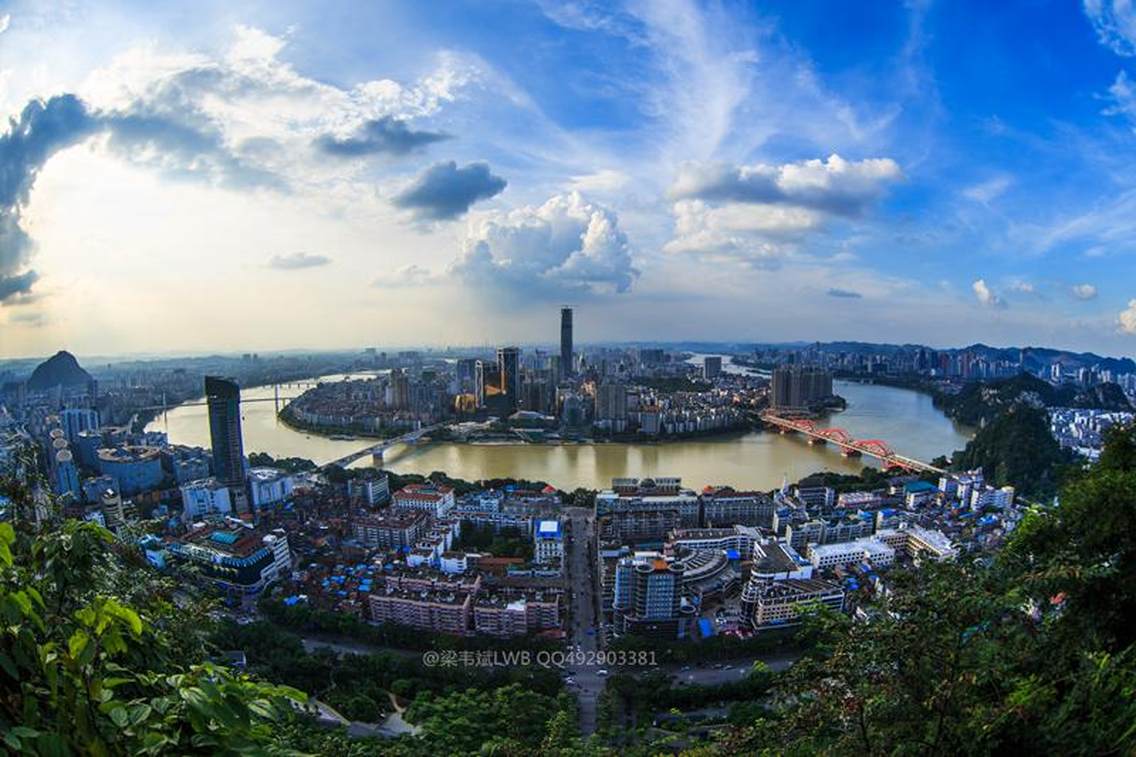 柳州市马鞍山，柳州全景