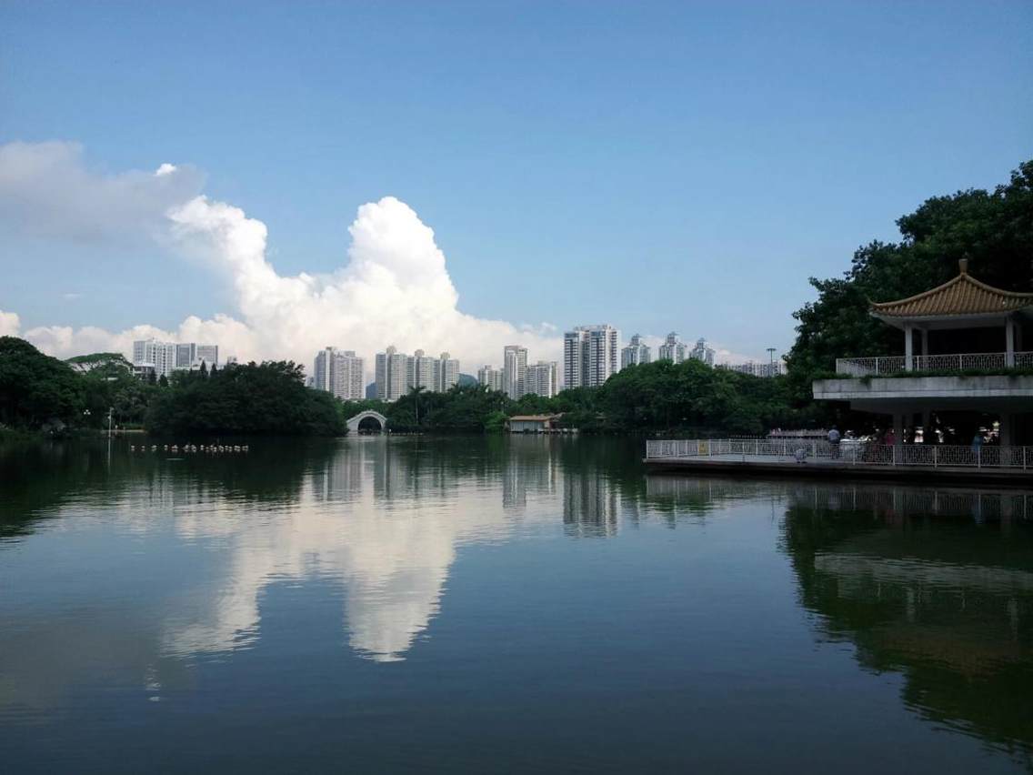 深圳荔枝公园 揽月桥