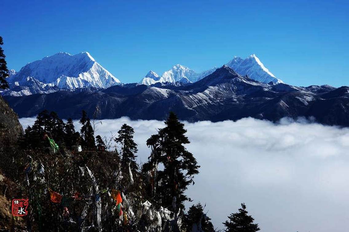 色季拉山风光