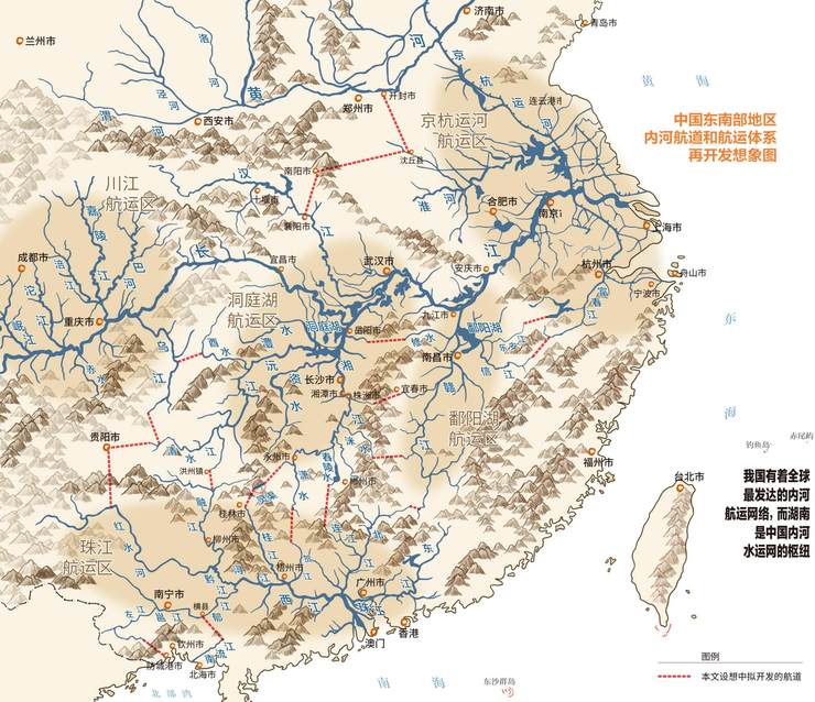 我见过一幅图,这幅图的名称叫"全国内河航道图".